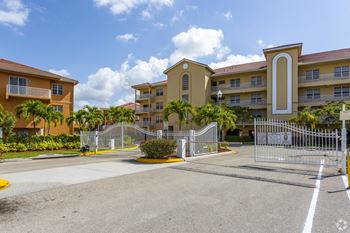 Community entry gates and building exteriors